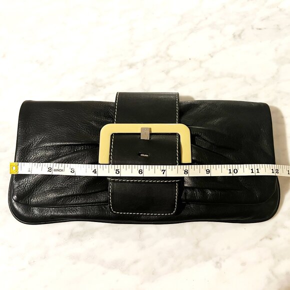 Ted Baker London Black Leather Clutch - Picture 6 of 7